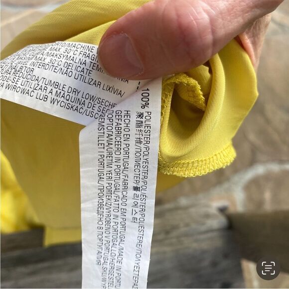 Zara yellow silky maxi skirt size small - Picture 6 of 7